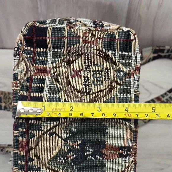 🛍Handmade Tapestry Golf Theme Zippered‎ Tote Shoulder Bag - Picture 8 of 8